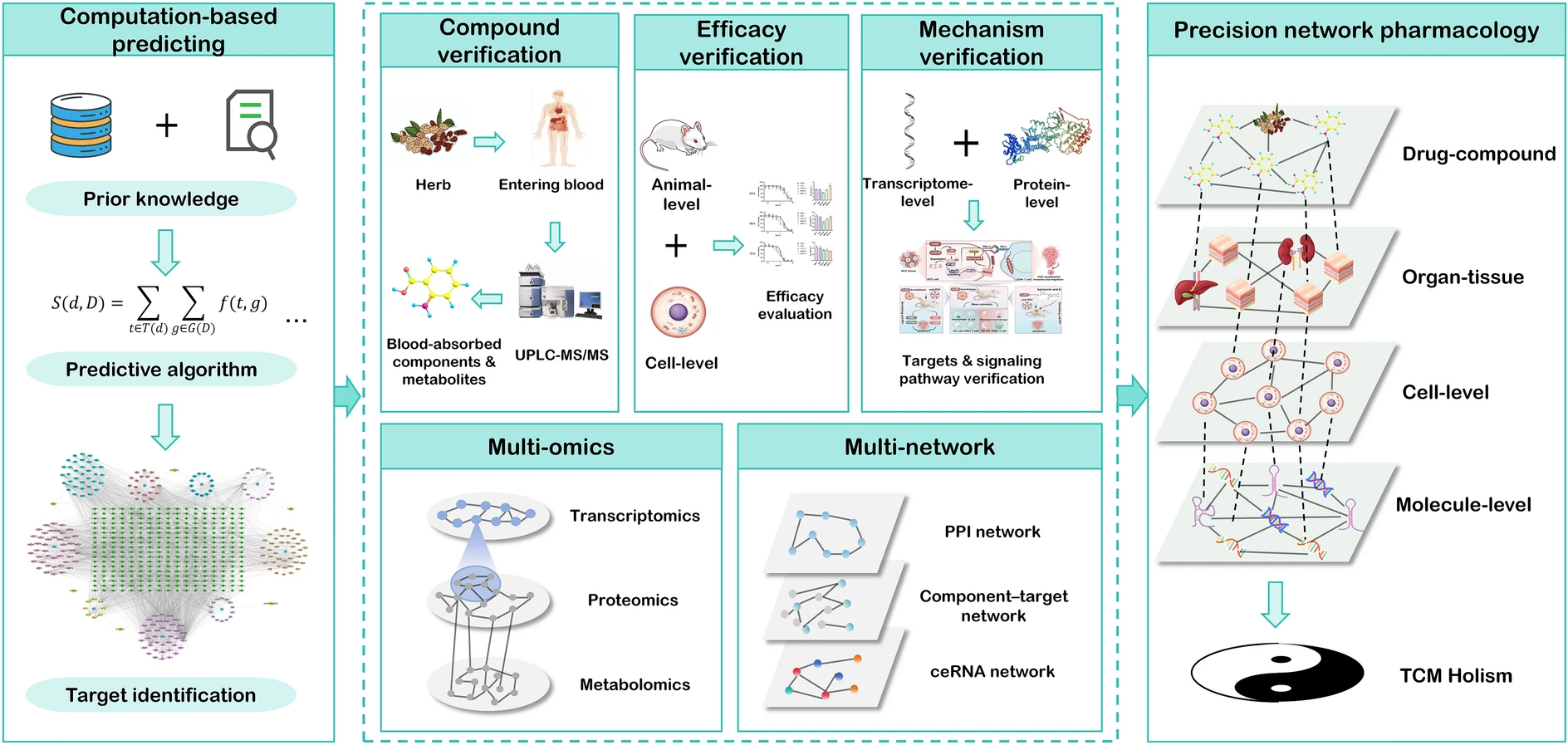 Precision network pharmacology framework: from computational target prediction through multi-omics and multi-network verification to TCM holism